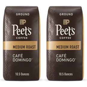 [해외직구] Peets Coffee 피츠커피 카페 도밍고 미디엄 로스트 그라운드 커피 297g 2팩