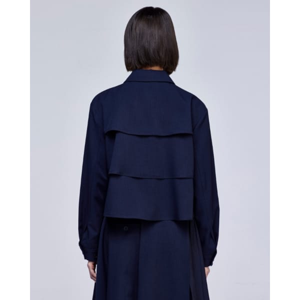 [파주점] [송지오우먼]레이어드 플레어 점퍼 네이비 WH3JP304NY