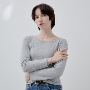 심플 기모 티셔츠 T0008_C