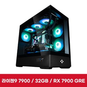 이엠텍 레드빗 SUPERHERO - R9O401 (R9-7900 / RX 7900 GRE / 32GB (16Gx2) / NVMe 1TB)