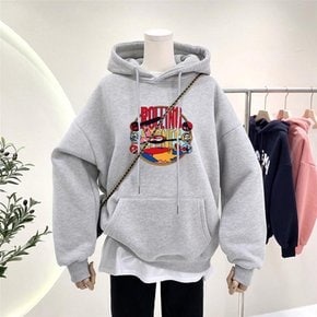 롤링 전사 기모 후드티