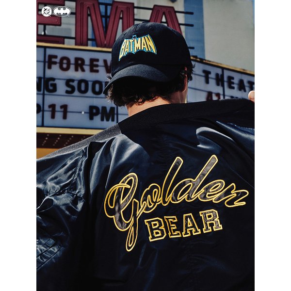 (U)(GOLDENBEAR X BATMAN) 그래픽 MA-1 자켓 G4UAW25021BKX