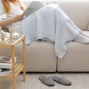 시원한 데니아엣지 에어로워싱 여름 인견이불_블루