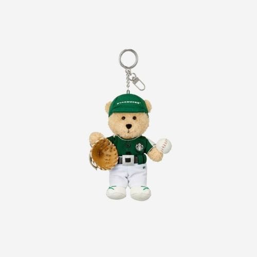 스타벅스 야구 베어리스타 키체인 Starbucks Baseball Bearista Keychain