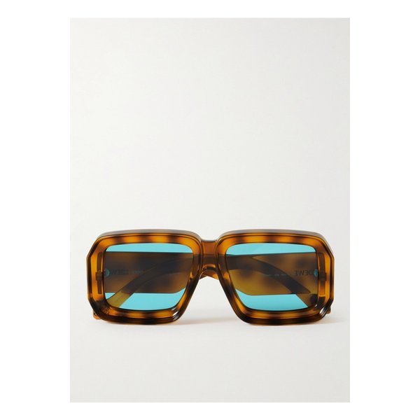 파울라 이비자 스퀘어 프레임 톨토이즈셸 아세테이트 선글라스 1647597338356680