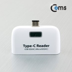 [IB361]  Coms USB 3.1 카드리더기(Type C) USB 1Port/SD/Micro SD