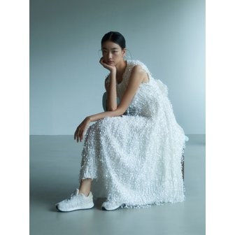 가니송 [유니 Pick] Bridal Snow Flower  Dress_white