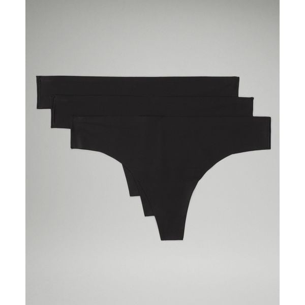 인비지웨어 T 팬티 세트 (3 pcs) - BLK_