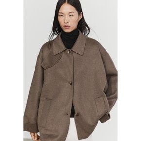 울 혼방 트렌치 코트 06433734830