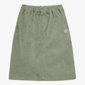 NK6NP60U 걸즈 코듀로이 캠퍼 스커트 GS CORDUROY CAMPER SKIRT