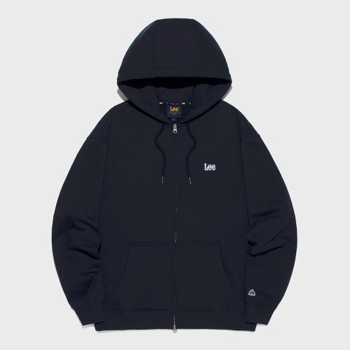 LEE 스몰 트위치 로고 후드 집업 네이비 LE2501HZ01NA