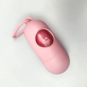 애견 산책 배변봉투 케이스 핑크
