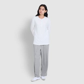 JAJU 여 피치스킨 10부 파자마 팬츠 J205902004082