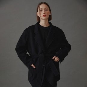 Bibi Handmade Belted Halfcoat_Black