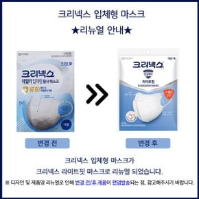 데일리 입체형 황사마스크 KF80 대형 화이트 1매입