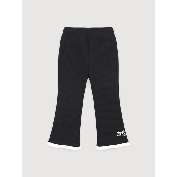 레이셀리본부츠컷레깅스팬츠