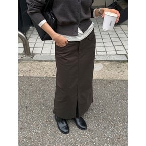 유어 랭스 스커트_BROWN