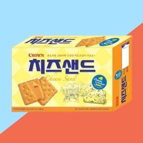 크라운 치즈샌드 대 240g 1박스 8개 제품