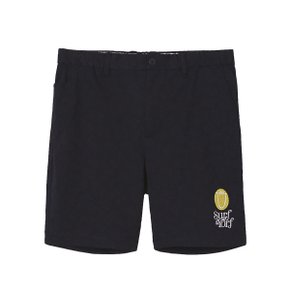 자가드 반바지 블랙 YORF JACQUARD SHORTS BLACK