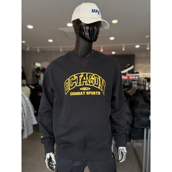 [여주점] UFC 옥타곤 릴렉스핏 맨투맨 블랙 U2SWV3301BK