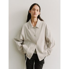 TIS COLLAR STRIPED COTTON JUMPER_2COLORS