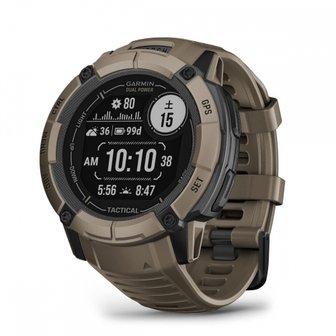  Instinct 2X Dual Power Tactical Edition Coyote Tan GPS Suica 가민(GARMIN) 터프니스 스마트