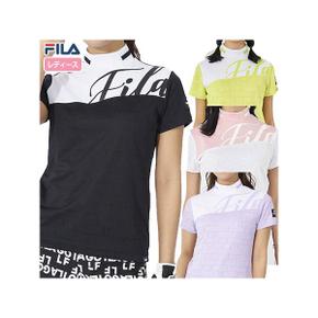 3133834 필라 자가드 모크 넥 셔츠 753641 여성 FILA GOLF 2023 봄 여름 모 CA3232079