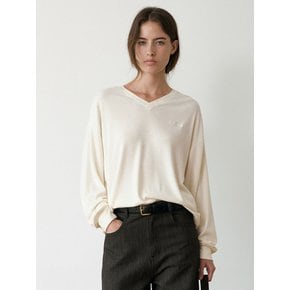 Base V-Neck Jersey Top_2colors