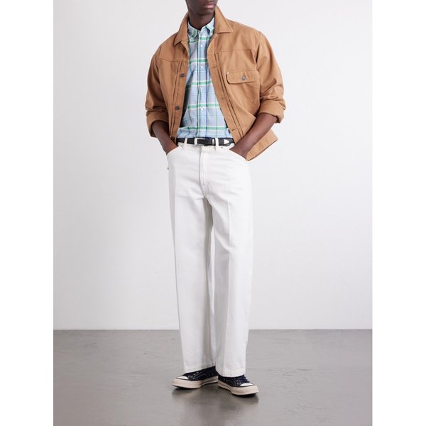 빔스 마드라스 버튼다운 칼라 체크 코튼 셔츠 46376663162982599