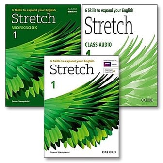 제이북스 Stretch 1 세트 (전3권) : Class Audio + Student Book + Workbook