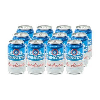  맥주맛 비알콜 음료 / 칭따오 논알콜 캔(330ml Ⅹ 12캔)