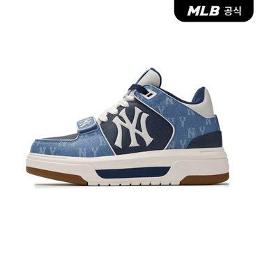 MLB [코리아공식] 청키라이너 미드 데님 클래식 모노그램 NY (Blue)