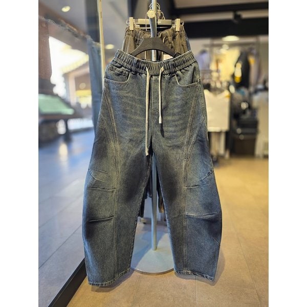 [시흥점] 26S/S 절개 더티워싱 데님팬츠(블루)/JHZZ80104BL