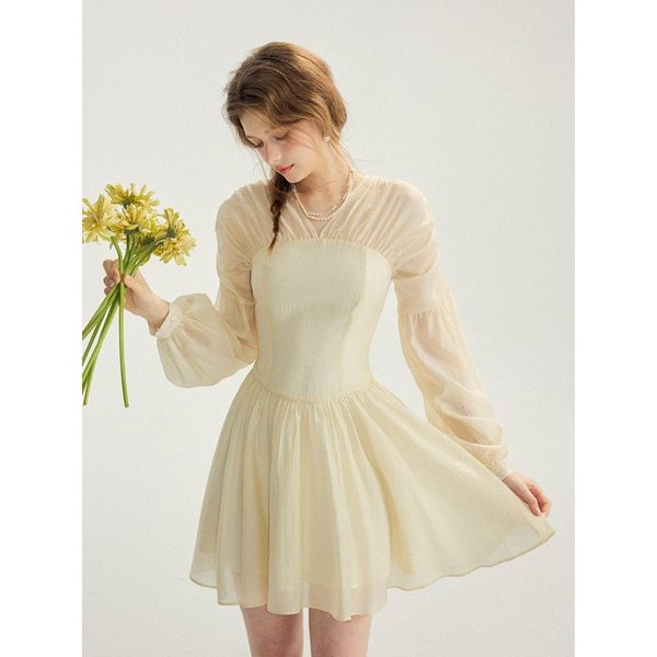 루에르 셔링 미니원피스