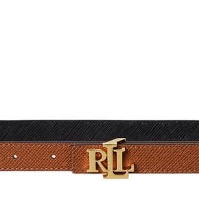 로고 리버시블 크로스해치 스키니 벨트(WALRBLT0F320280200)