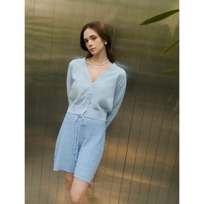 [정상가99,000원] Cool Knit Shorts  Sky Blue (WE235UC42Q)