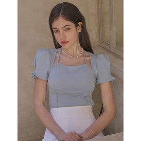 Blooming Halter Neck T-shirt(5color)