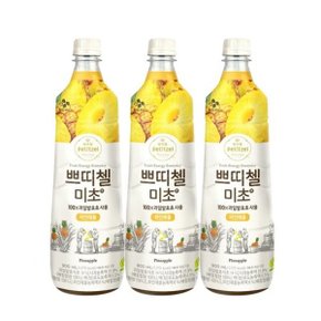 쁘띠첼 미초 파인애플 900ml x3개