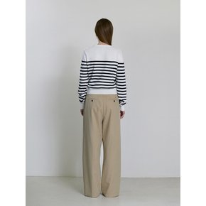 COTTON CHINO PANTS (BEIGE)
