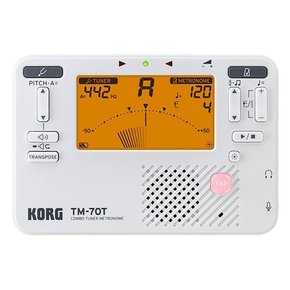 코르그 콤보 튜너 메트로놈 KORG TM-70T WH