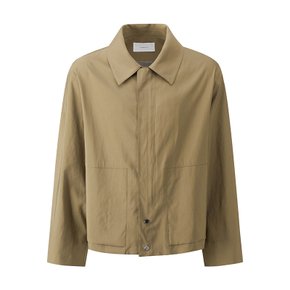 남성 소매변형실루엣 카라집업 점퍼 KHAKI BEIGE