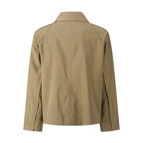 남성 소매변형실루엣 카라집업 점퍼 KHAKI BEIGE