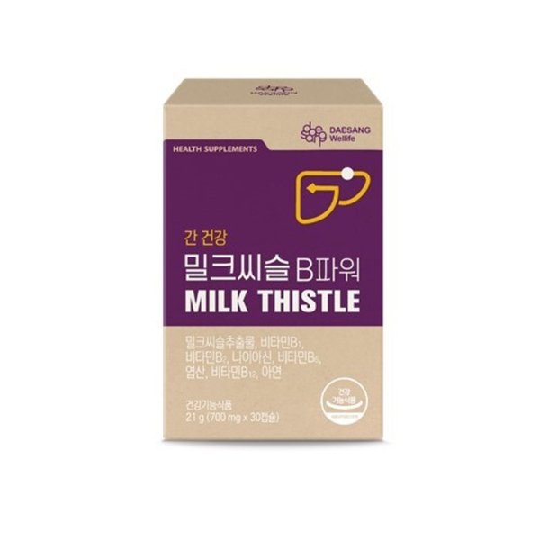 대상 밀크씨슬 B파워(700mg*30캡슐)