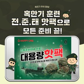 해피원 전준태 대용량 군용 핫팩 150g 최신제조