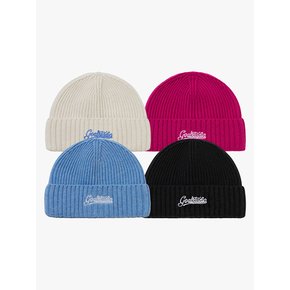 SCRIPT LOGO WOOL BEANIE (4 Colors)