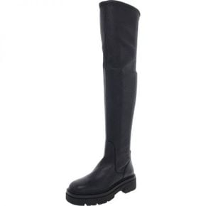 3958287 Steve Madden Industry Womens Textured Chunky Thigh-High Boots