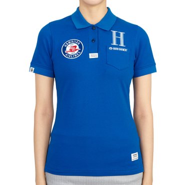 혼가먼트 골프웨어 여성 반팔티셔츠 HCW 2A AP85 BLUE