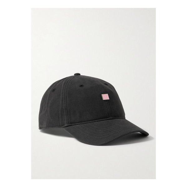 장식  코튼 트윌 베이스볼 캡 블랙 46376663162899033