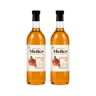 CJ제일제당 메티에 리치카라멜 시럽 700ml x2개