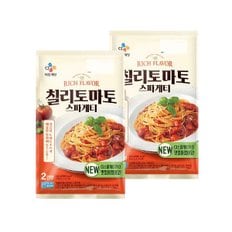 CJ 칠리토마토 스파게티 2인분(640g) x2개